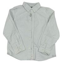 Bílo-šedá pruhovaná košile zn. H&M