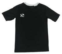 Černé sportovní funkční tričko s logem Sondico