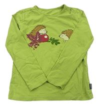 Zelené triko s ježky Jako-o