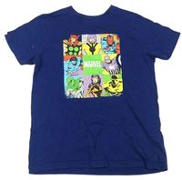 Tmavomodré tričko s Marvel Primark