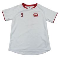 Bílé sportovní tričko - Polska H&M