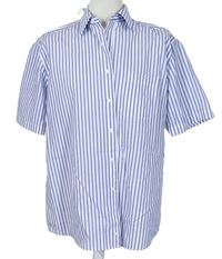 Pánská modro-bílá proužkovaná košile M&S