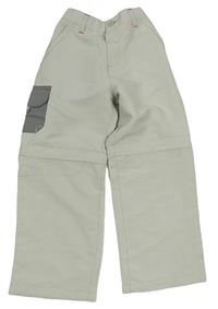 Světlešedé outdoorové kalhoty s kapsou REGATTA
