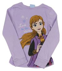 Lila triko s Annou zn. Disney