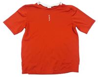 Červené sportovní tričko Kipsta
