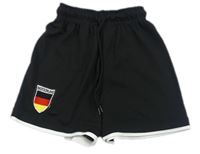 Černo-bílé sportovní fotbalové kraťasy Deutschland H&M