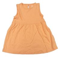 Meruňkové bavlněné šaty F&F