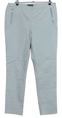 Dámské šedé plátěné kalhoty M&S