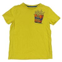Žluté tričko s hranolkami F&F