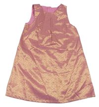 Růžové třpytivé šaty Topolino