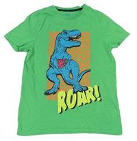 Zelené tričko s dinosaurem F&F