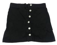 Černá riflová propínací sukně Matalan