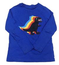 Safírové triko s dinosaury M&S