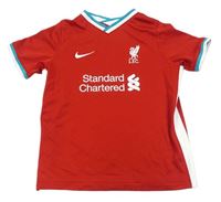 Červený fotbalový dres s pruhy - Liverpool FC Nike 