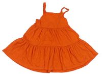 Oranžové vzorované šaty Primark