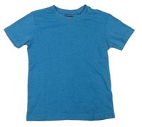 Modré melírované tričko s výšivkou zn. Next