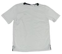 Bílo-černé funkční sportovní tričko Decathlon