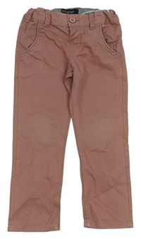 Starorůžové plátěné kalhoty M&S