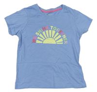 Světlemodré tričko se sluníčkem Primark 