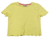 Žluté crop tričko Matalan