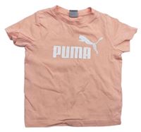 Růžové tričko s logem Puma 