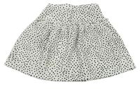 Krémová puntíkovaná sukně Primark
