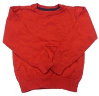 Červený lehký svetr 