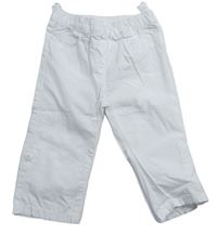 Bílé plátěné kalhoty s mašlí C&A