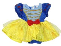 Kostým - Modro-žluté šaty s tylem a všitým body  - Sněhurka Disney