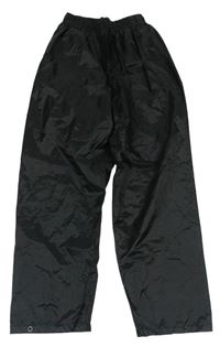 Černé šusťákové nepromokavé kalhoty Result