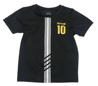 Černé sportovní tričko s číslem - Deutschland