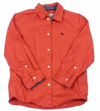 Červená košile s výšivkou H&M