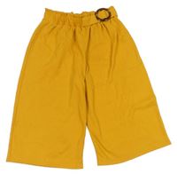 Okrové culottes kalhoty Primark