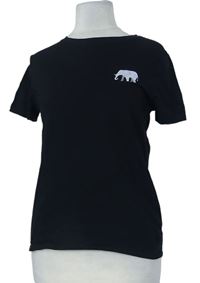 Dámské černé tričko se sloníkem New Look 