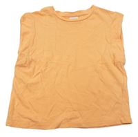 Neonově oranžové tričko Zara