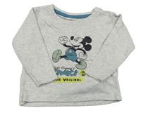 Šedé triko s Mickeym zn. Primark