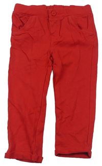 Červené teplákové kalhoty zn. Pep&Co