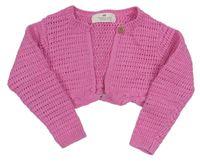 Růžové pletené bolerko H&M