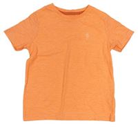 Neonově oranžové tričko Tu