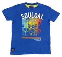 Modré tričko s potiskem Soulcal&Co