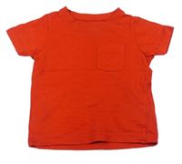 Červené tričko s kapsou M&S