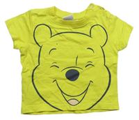 Žluté tričko s Pooh Disney