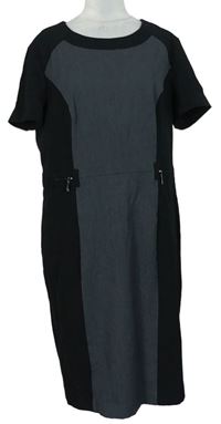 Dámské šedo-černé šaty Bexleys 