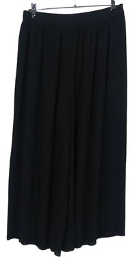 Dámské černé plisované culottes kalhoty Manguun 