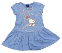 Modré šaty Hello Kitty zn. Sanrio 