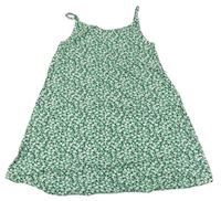 Zelené květované šaty Primark