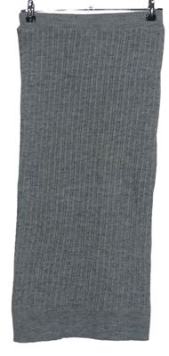 Dámská šedá vzorovaná pletená sukně Atmosphere 