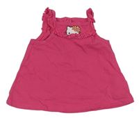 Růžová tunika s Kitty zn. H&M