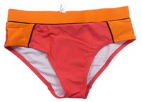 Oranžovo-jahodové plavkové kalhotky George