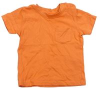 Oranžové tričko s kapsou Primark